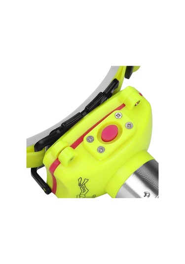 Dalış Kafası Işık Lambası Su Geçirmez 4 Mod Yüzme Led El Feneri Siyah