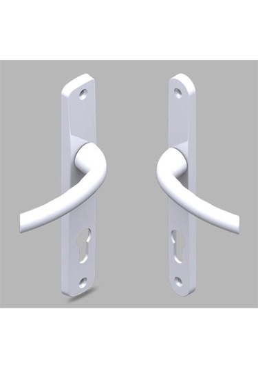 Pvc Kapı Kolu Wc Alüminyum Beyaz Kapı Kolu Alüminyum
