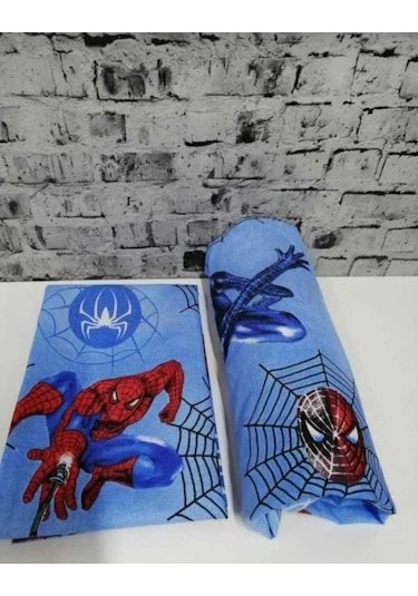 Tek Kişilik Lastikli Fitted Çarşaf Takımı Örümcek Adam