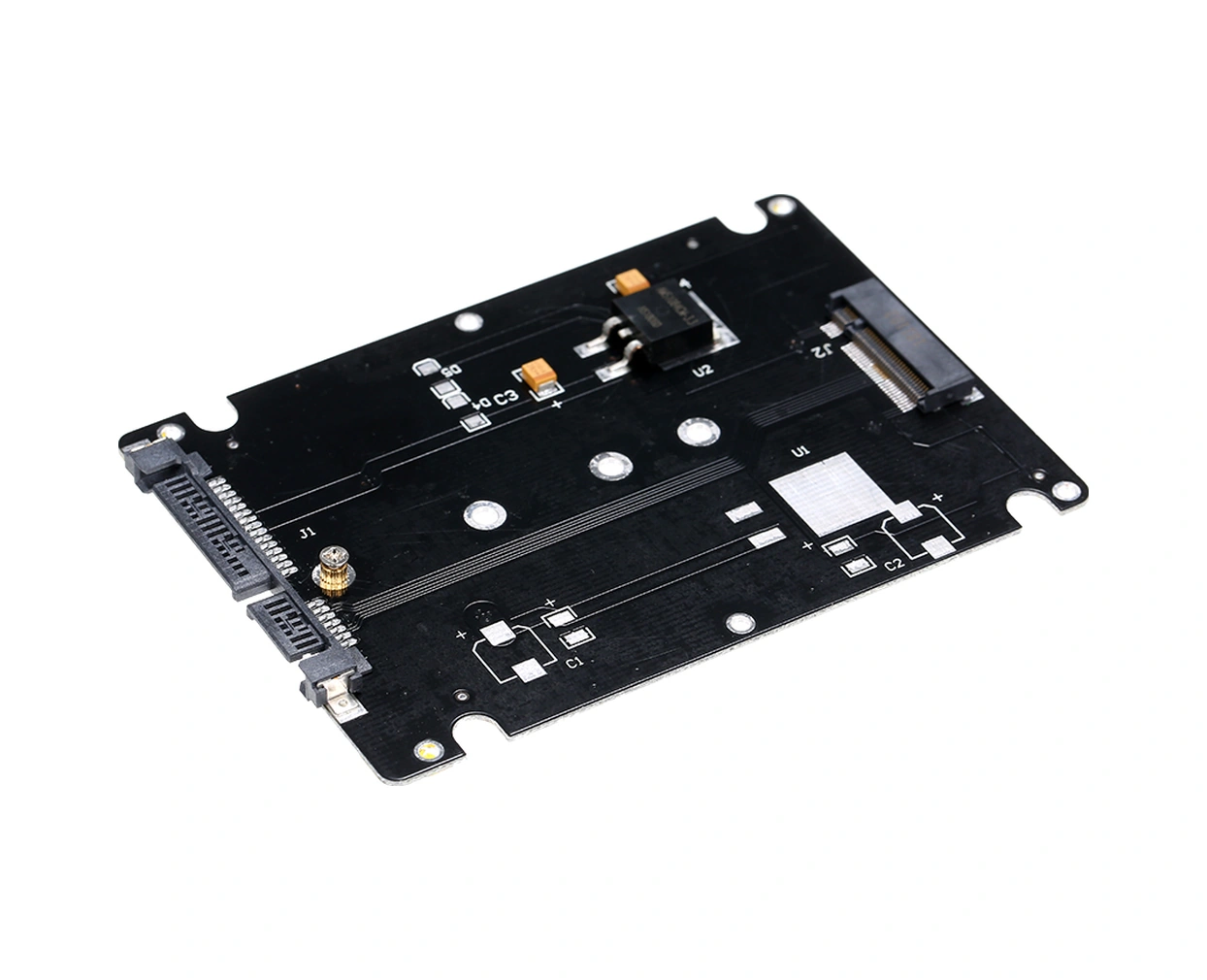 Qingmipy M.2 Ngff Ssd'den Sata3 Arayüzüne Dönüştürücü Kart - Ngff M.2'den 22 Pin Sata Iıı'ye Çevirici