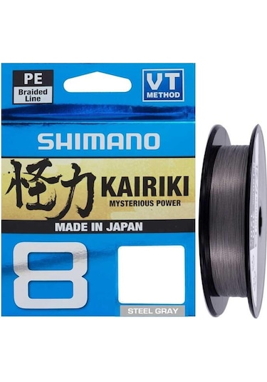 Shimano Kairiki X8 Steel Grey 150 Mt İp Misina 0.13mm