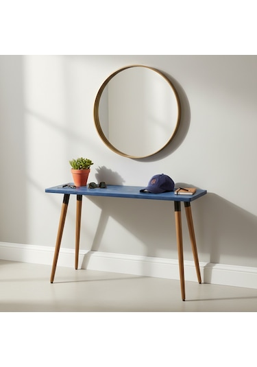 Mobenta Basic Entry: Modern Masif Dresuar, Antre Konsolu - 110x35 Ig Mavi
