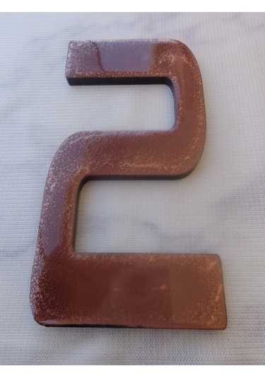 15 Cm Bakır Eskitme Kapı Daire Villa Bina Birim Numarası No:2