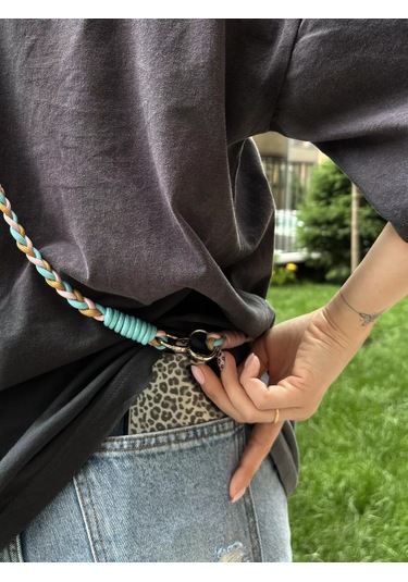 Yummy Case Telefon İçin Trendy Örgü Gökyüzü Mavi Şerit 235835825