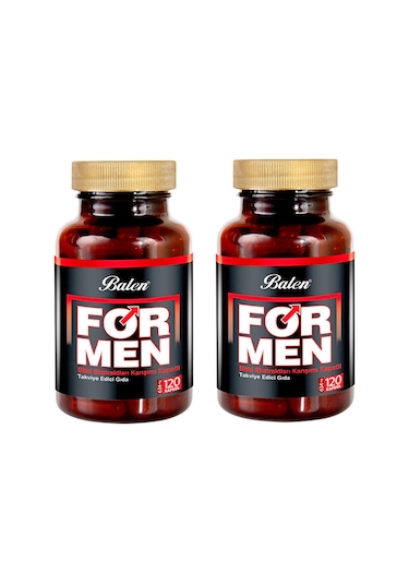 Balen For Men Bitkisel Karışım Formen Erkekler için 120 Kapsül 2 Adet