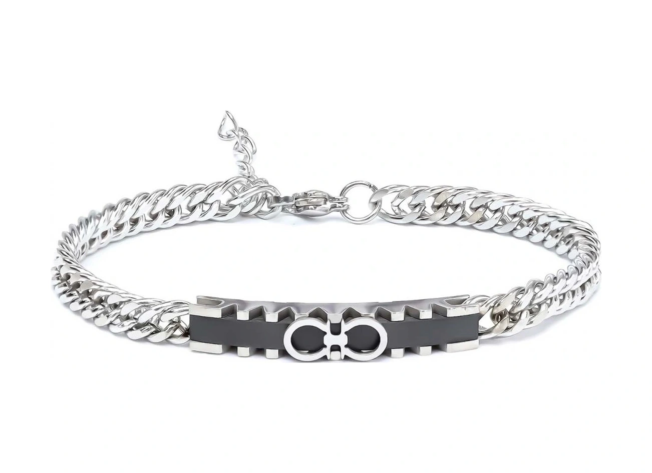 Moncuk Design Sonsuzluk Motifli Çelik Bileklik 3351ebf1d1 Mavi