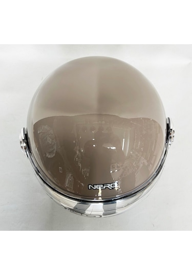 Nero Tk-06 Şefaf Vizörlü Yarım Açık Kask Parlak Bej