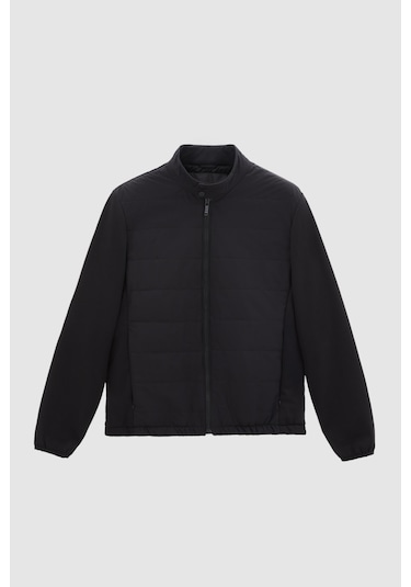 Twn Slim Fit Siyah Düz Mont 3ec070011010m 001
