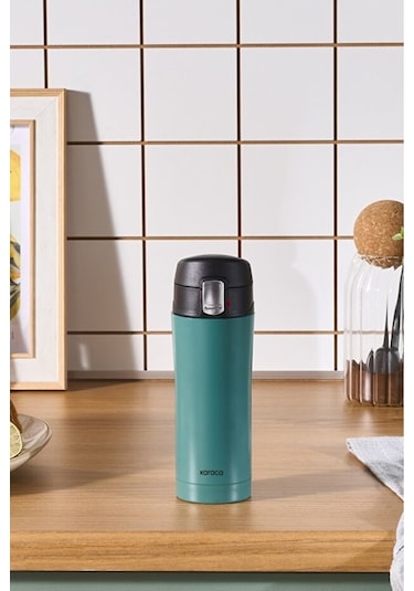 Karaca Pluton Çelik Sızdırmaz Termos Çağla Yeşili 350 ml
