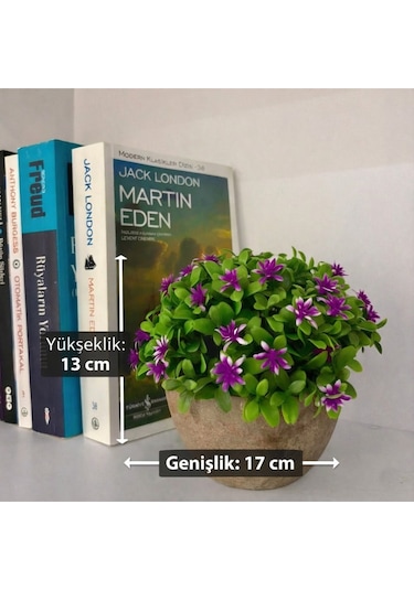 Mekanlara Rafine Bir Dokunuş: Flora Esintili Yapay Çiçek Mor