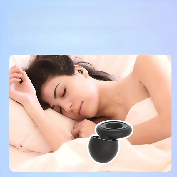 Dashanshop 1 Çift Yeniden Kullanılabilir Kulak Tıkacı Yüzme Uyku Çalışma 2 Pembe + 4 Kapak