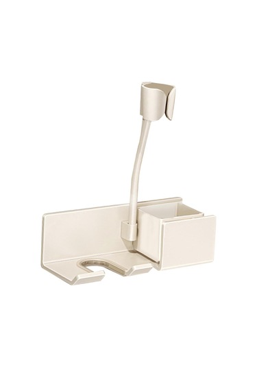 Ganzhoushop Duvara Monte Saç Kurutma Makinesi Tutucu Saç Kurutma Makinesi Standı Yerden Tasarruf Sağlayan Çok Amaçlı Banyo Saç Kurutma Rafı Duş Odası Otel Homewhite Çok Renkli