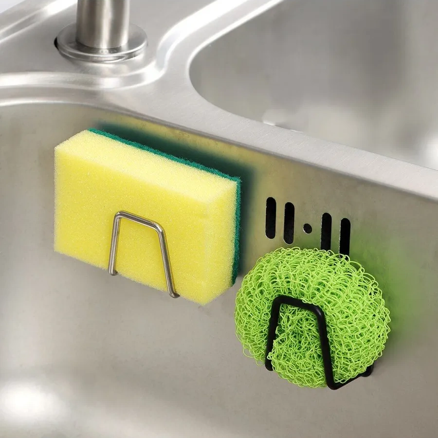 Mutfak İçin Lavabo Sponu Tutucu 4 Adet 433312811 Altın Rengi