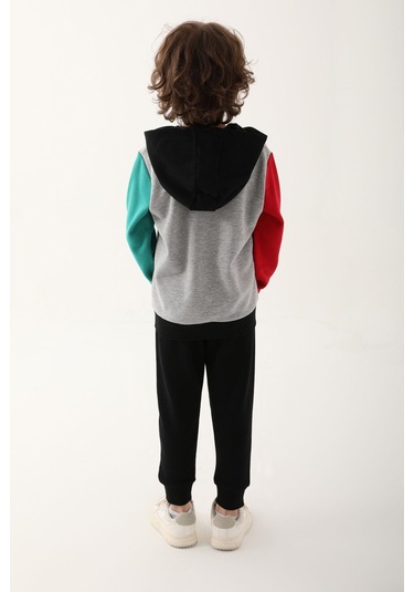 Mickey Mouse D4818-3 Çocuk  Gri Melanj Eşofman Takımı