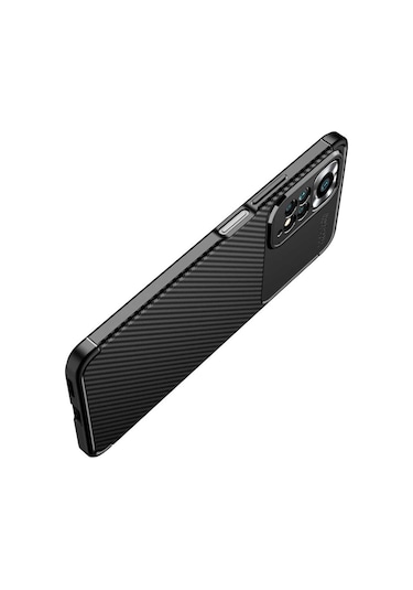 Xiaomi Redmi Note 11 Pro 5G Kılıf Karbon Silikon Case Kapak
