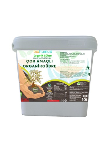Biohumus Organik Gübre Bitki Besin Gübresi 10 Litre
