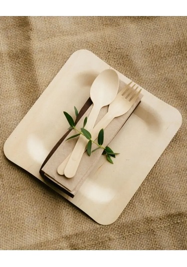 Albeta Tek Kullanımlık Parti Çatal Kaşık Bıçak Takımı 25 Kişilik Seti 108423585 100 adet