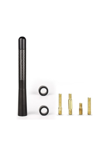 Extra Marketing Suzuki Sx4 Uyumlu Siyah Karbon Fiber Anten Çubuğu Oto Anten Mükemmel Kalite