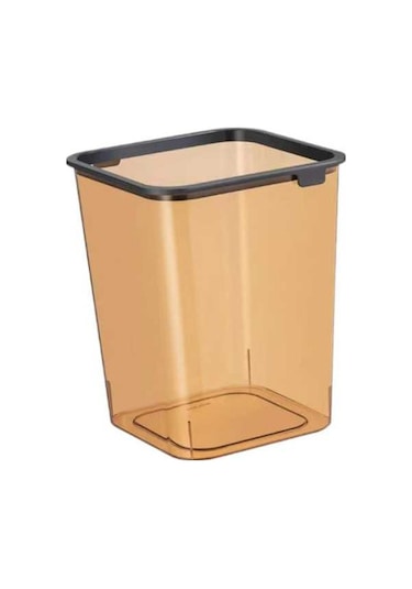 Pazly Turuncu Turuncu Suntek Sepet Ofisi Mutfak Modern Kutusu Kapaı Çöp Atık Ms Turuncu