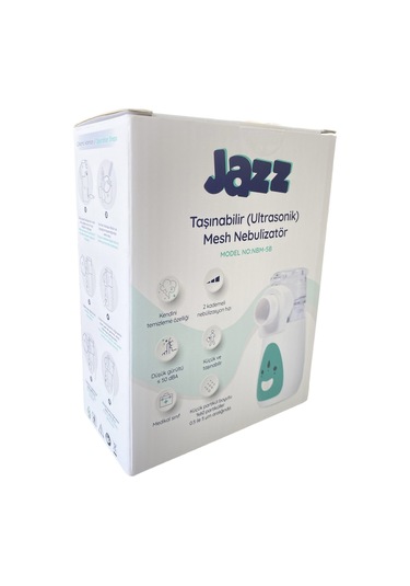 Jazz NBM-5B Taşınabilir Ultrasonik Mesh Nebulizatör