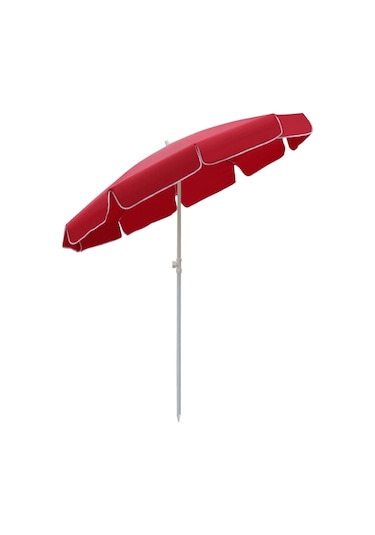 Ods Plaj Şemsiyesi 200/8 - Kırmızı Kırmızı