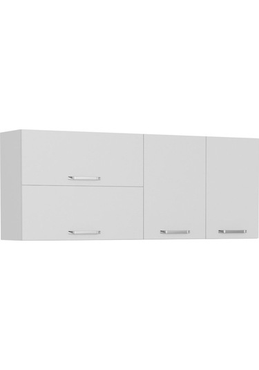 Minar 185 Cm Mutfak Dolabı Beyaz 185-B2-Üst Modül Beyaz