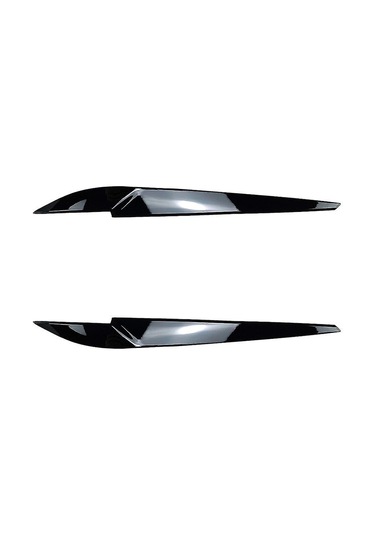 Teltree Bmw X5 X6 F15 F16 2014-2018 Ön Far Kaşlığı, Parlak Siyah Plastik, Kırılma/korozyon Koruması, Kolay Kurulum