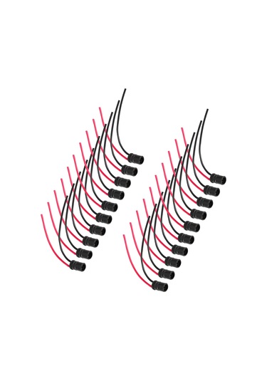 Shineyee T10 Araç Ampul Soketi, Geniş Kullanimlı, 20 Adet, Kauçuk Ve Bakır Malzeme, Kolay Kurulum, Işık Genişletme/değiştirme
