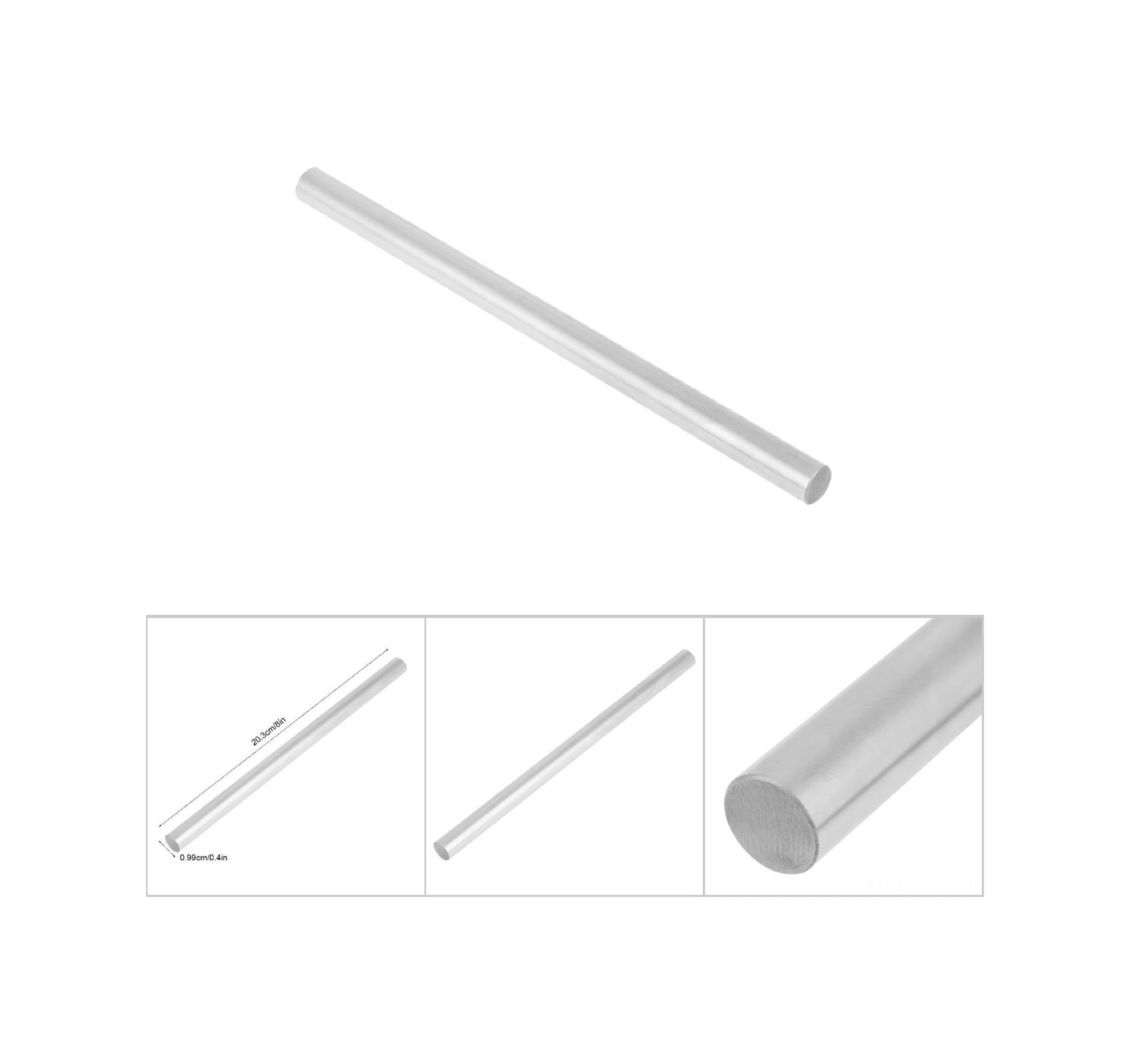 Tenfowee 10mm Çelik Lineer İvme Çubugu, 200mm Uzunlukta, Yüksek Hassasiyetli, Pas Koruyucu, Otomatik Makinalar İçin