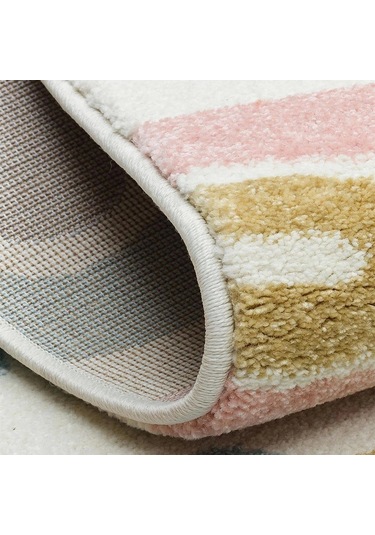 Eko Halı Kids Kds 20 Pastel Çocuk Halısı Çok Renkli