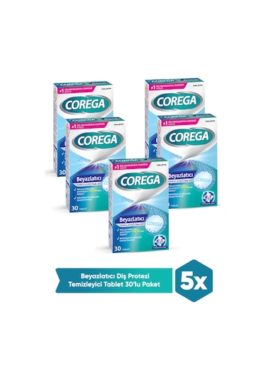Super Corega Beyazlatıcı Tb 30 Adet 5 Adet