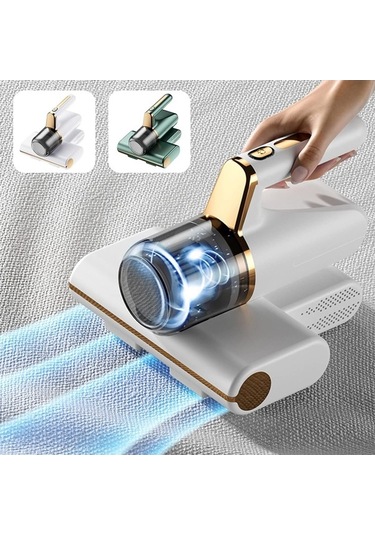 Novahub Güçlü Emişli Taşınabilir El Süpürgesi - Yatak, Koltuk Ve Halılar İçin Uv Özellikli 8kpa Beyaz Beyaz