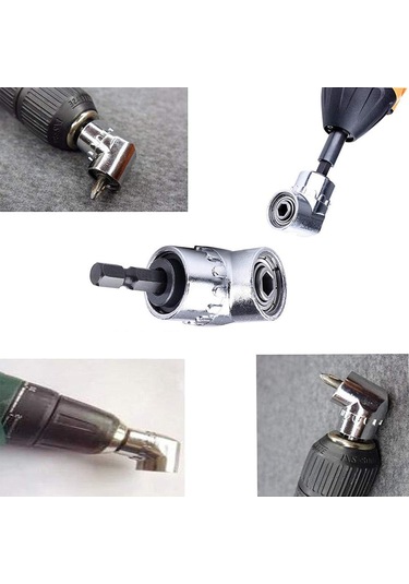 Ximistore9 105 Dönüşlü Elektrikli Tornavida Ucu Seti - 7 Parça Manyetik Kilitli Adaptörlü, Dar Alanlar İçin