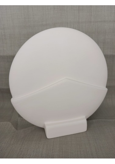 Skandinav Tarzı Yuvarlak El Yapımı Doğal Ham Beyaz Obje, Ev Dekoru