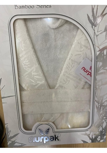 Nurpak Bambu Tek Bornoz Krem