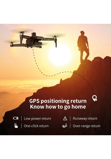 4k Hd Kameralı Engellerden Kaçınma, Takip Sensörlü 5g Wifi Kumandalı Fpv Pro Drone