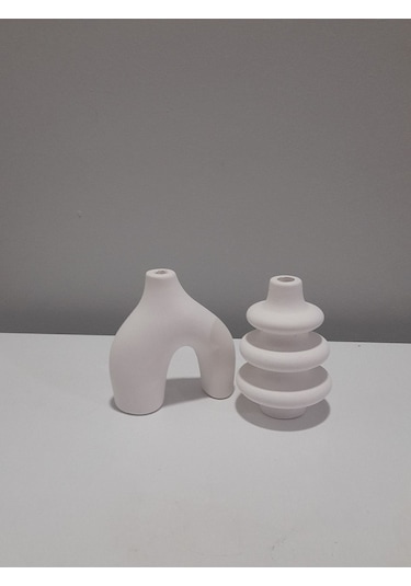 Minimal Vazo Set 2'li Bohem Biblo Minyatür