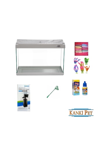 Kanki Pet 35 Cm Akvaryum Hazır Set 3518