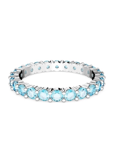 5664429 Swarovski Yüzük Matrix:Ring Aqua Blu/Rhs 64 Çok Renkli