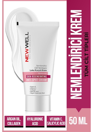 New Well Leke Karşıtı Cilt Bakım Kremi 50 ML