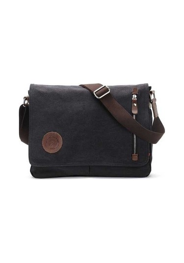 Wondernest Augur 8501 Erkek Günlük Kanvas Omuz Messenger Kolay Kullanıcı Çanta Altın