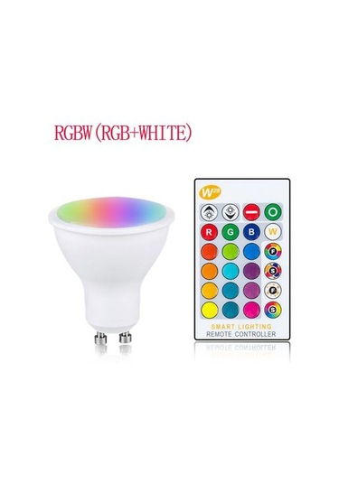 Gu10  Lamba Rgb 8w Rgbw Rgbww Gu10  Spot  220v 110v Rgb Lamba Bombillas  Gu 10 16 Renk 8w Rgbw
