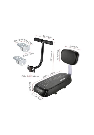 Didadodo Çanlı Bisiklet Koltuk Takımı, Sırt Minderli, Ayak Altın Altın