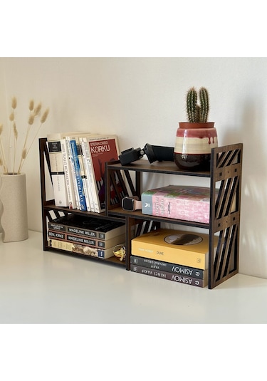 Mk30-masaüstü Kayar Kitaplık Ceviz