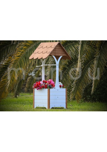 “Mandu” Ahşap Su Kuyusu Saksı