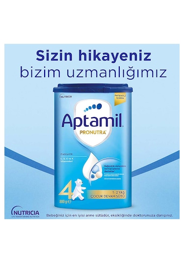 Aptamil 5 Çocuk Devam Sütü 800x2 G 2 Yaş+akıllı Kutu