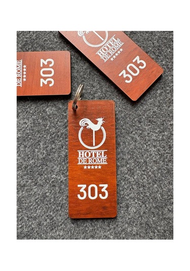 10 Adet Anahtarlık, Otel, Pansiyon, Yurt, Butik Otel, Bungalov Ot