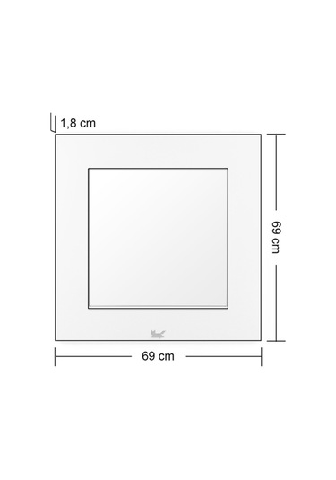 Akismal M Duvar Aynası