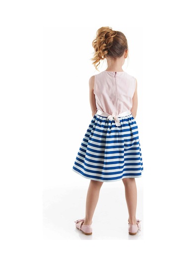 Denokids Mshb&g Çiçekli Kız Çocuk Abiye Elbise Pembe