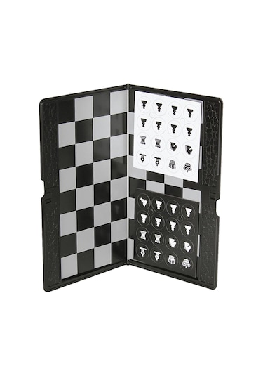 Dolıty Cep Manyetik Seyahat Satranç Seti Yuvarlak Para Oyuncak